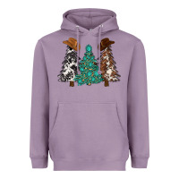 Lavender cowhide with gemstones trees Heavyweight Hoodie - MaliasSmallBusiness