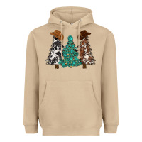 Mushroom cowhide with gemstones trees Heavyweight Hoodie - MaliasSmallBusiness