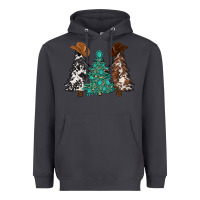 Smoke cowhide with gemstones trees Heavyweight Hoodie - MaliasSmallBusiness