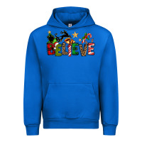 Cobalt christmas believe Urban Hoodie - texasbilliewilder
