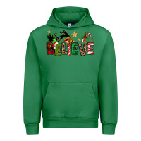 Emerald christmas believe Urban Hoodie - texasbilliewilder