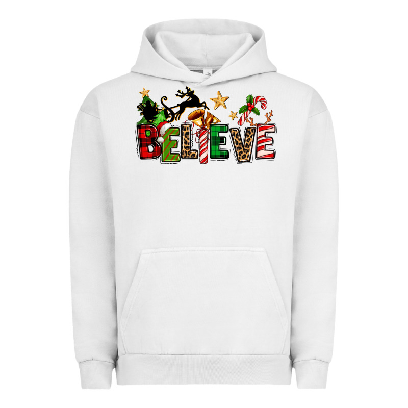 Christmas Believe Urban Hoodie by texasbilliewilder | Teevron