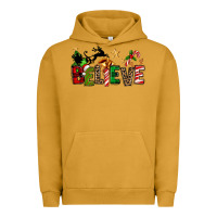 Pigment Peanut Butter christmas believe Urban Hoodie - texasbilliewilder