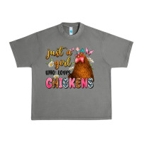 Tornado just a girl who loves chickens Urban Heavy Tee - JahusDesignShop