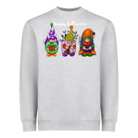Heather Grey happy halloween gnomes white Heavyweight Sweatshirt - RacoonDesign