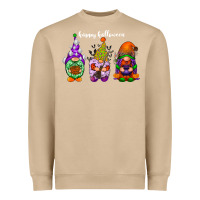 Mushroom happy halloween gnomes white Heavyweight Sweatshirt - RacoonDesign