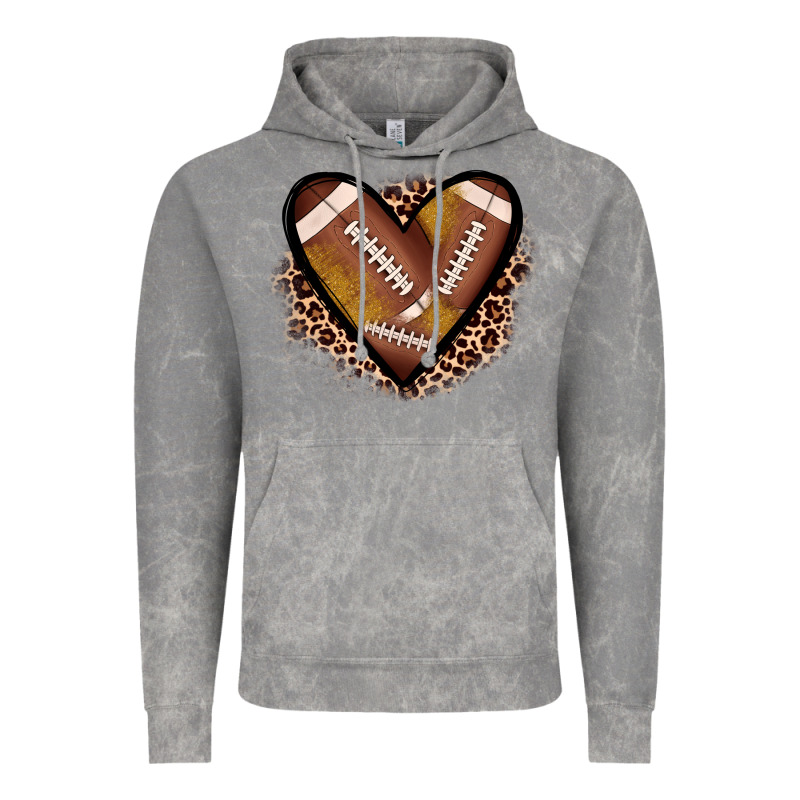 Heart Football Vintage Hoodie by JahusDesignShop | Teevron