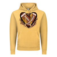 Vintage Mustard heart football Vintage Hoodie - JahusDesignShop