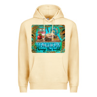Pina Colada teachers change the world mousepad Premium Hoodie - BarkalooDesign