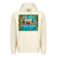 Sandshell teachers change the world mousepad Premium Hoodie - BarkalooDesign