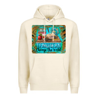 Tofu teachers change the world mousepad Premium Hoodie - BarkalooDesign