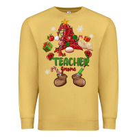 Antique Gold the teacher gnome christmas Premium Sweatshirt - MaliasSmallBusiness