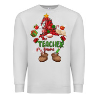 Dove Grey the teacher gnome christmas Premium Sweatshirt - MaliasSmallBusiness