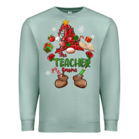 Seafoam the teacher gnome christmas Premium Sweatshirt - MaliasSmallBusiness