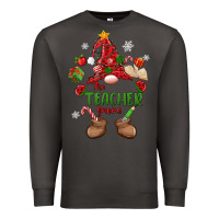 Smoke the teacher gnome christmas Premium Sweatshirt - MaliasSmallBusiness