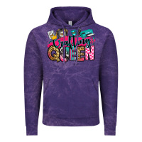 Cloud Purple crafting queen Vintage Hoodie - Zillion Design Studio