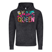 Vintage Black crafting queen Vintage Hoodie - Zillion Design Studio