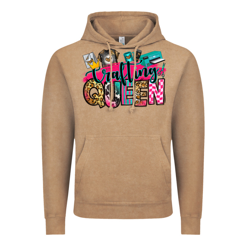 Crafting Queen Vintage Hoodie by Zillion Design Studio | Teevron