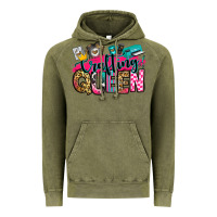 Vintage Olive crafting queen Vintage Hoodie - Zillion Design Studio