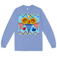 Colony Blue patriotic celebration Long Sleeve Tee - BundleAndBundleShop