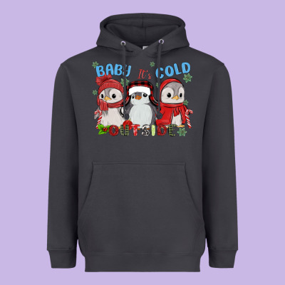 Baby ıt's Cold Outside Heavyweight Hoodie Designed By Maliassmallbusiness