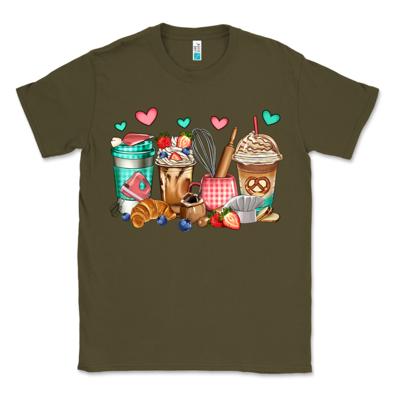 Baking Coffee Cups Classic Tee by Jasminsmagicworld | Teevron
