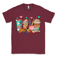 Burgundy baking coffee cups Classic Tee - Jasminsmagicworld