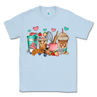 Dusty Blue baking coffee cups Classic Tee - Jasminsmagicworld