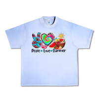 Grape Ice peace love  summer Urban Heavy Tee - AdoDesignShop