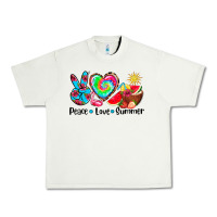 Peace Love  Summer Urban Heavy Tee | Teevron