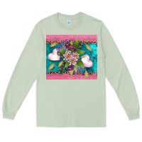 Matcha v.d flowers and hearts Long Sleeve Tee - AdoDesignShop