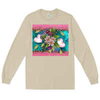 Mushroom v.d flowers and hearts Long Sleeve Tee - AdoDesignShop