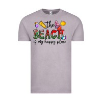 The Beach Is My Happy Place Vintage Tee | Teevron