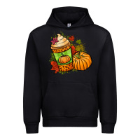 Foreset Green Fall pumpkin coffee Urban Hoodie - NancyCooperArtShop