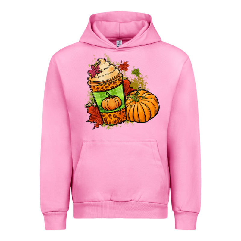 Fall Pumpkin Coffee Urban Hoodie by NancyCooperArtShop | Teevron