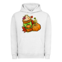Pigment Lunar Rock Fall pumpkin coffee Urban Hoodie - NancyCooperArtShop