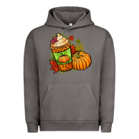 Pigment Tornado Fall pumpkin coffee Urban Hoodie - NancyCooperArtShop