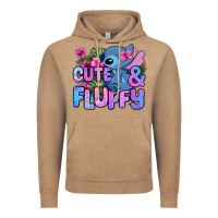 Vintage Coffee cute and fluffy stitch Vintage Hoodie - Zillion Design Studio