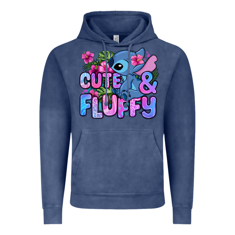 Cute And Fluffy Stitch Vintage Hoodie by Zillion Design Studio | Teevron