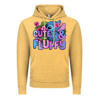 Vintage Mustard cute and fluffy stitch Vintage Hoodie - Zillion Design Studio