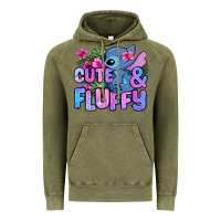 Vintage Olive cute and fluffy stitch Vintage Hoodie - Zillion Design Studio
