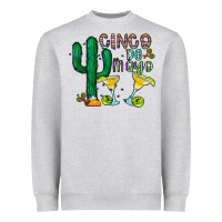 Heather Grey cinco de mayo cactus Heavyweight Sweatshirt - CowhideDigitalArt
