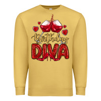 Antique Gold birthday diva Premium Sweatshirt - MaliasSmallBusiness