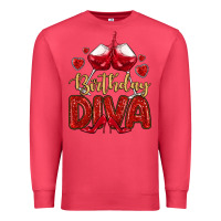 Cardinal birthday diva Premium Sweatshirt - MaliasSmallBusiness