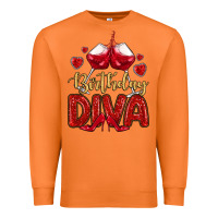 Carrot birthday diva Premium Sweatshirt - MaliasSmallBusiness