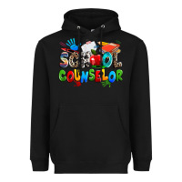 Black school counselor Heavyweight Hoodie - NancyCooperArtShop