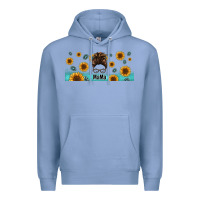 Colony Blue western mama messy bun Premium Hoodie - Jasminsmagicworld