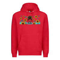 Red western mama messy bun Premium Hoodie - Jasminsmagicworld