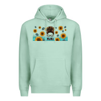 Seafoam western mama messy bun Premium Hoodie - Jasminsmagicworld