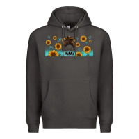 Smoke western mama messy bun Premium Hoodie - Jasminsmagicworld